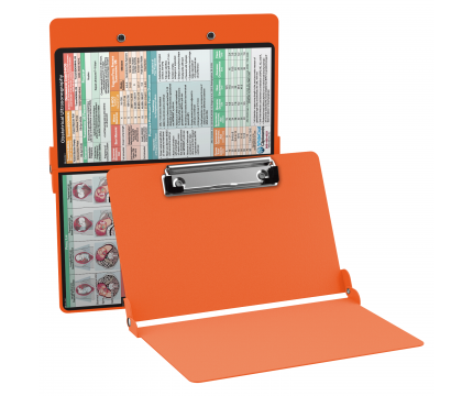 WhiteCoat Clipboard® - Orange OB Ultrasonography Edition